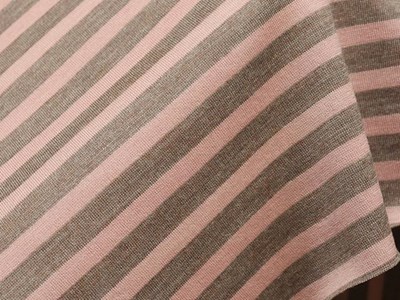 ピュアウールボーダー天竺（コーラル） メイン