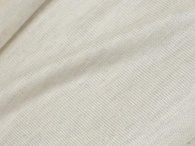 麻混ローゲージ杢天竺（エクリュ） メイン