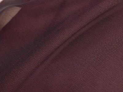 薄手シアーシャンブレー（エンジ） メイン