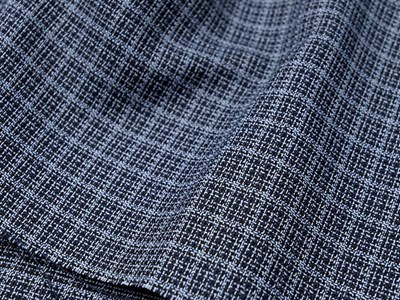 Pe先染めミニチェック（ダークネイビー） メイン4:3