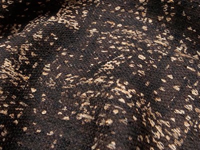 シルク混シアーカラミ織り（ダークブラウン） メイン4:3