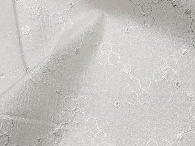 C．ボイル刺繍メタリック箔（シルバー） メイン4:3