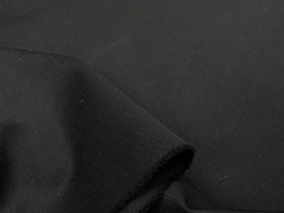 高密ウールギャバ（ブラック）