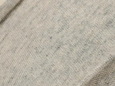 麻混中厚ローゲージニット（グレー） メイン