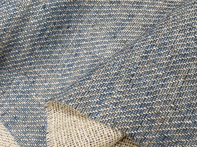 強撚リネン二重織り（インディゴ） メイン4:3