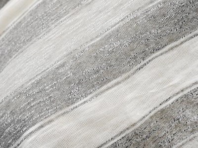 D.G Textile リネンボーダー天竺（ライトグレー） メイン