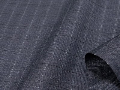 中厚チェックサージ（ダブグレイ） メイン4:3