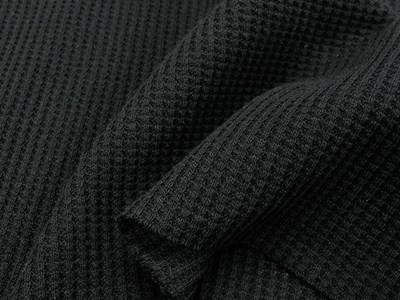 ワッフルニット（ブラック） メイン4:3