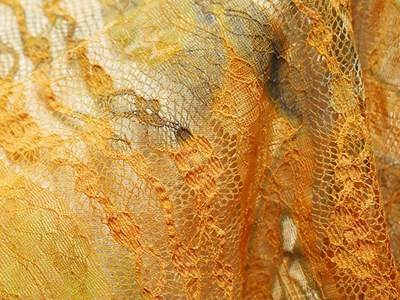 GIGLIO ストレッチレースプリント（オレンジ） メイン