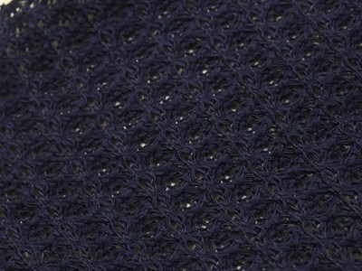 厚手変わり編みニット（ダークネイビー） メイン