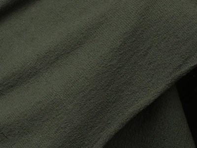 強撚薄手裏毛ニット（ダークフォレスト） メイン