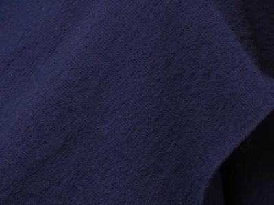 強撚薄手裏毛ニット（ダークネイビー） メイン