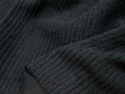 ストライプジャカードウールニット（ブラック） メイン4:3