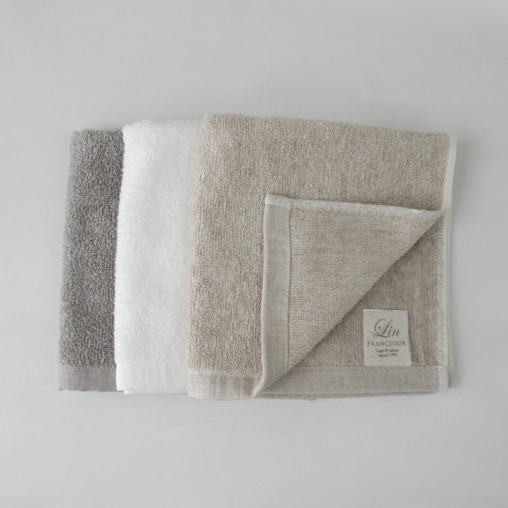 グラースパイルリネン　ゲストタオル