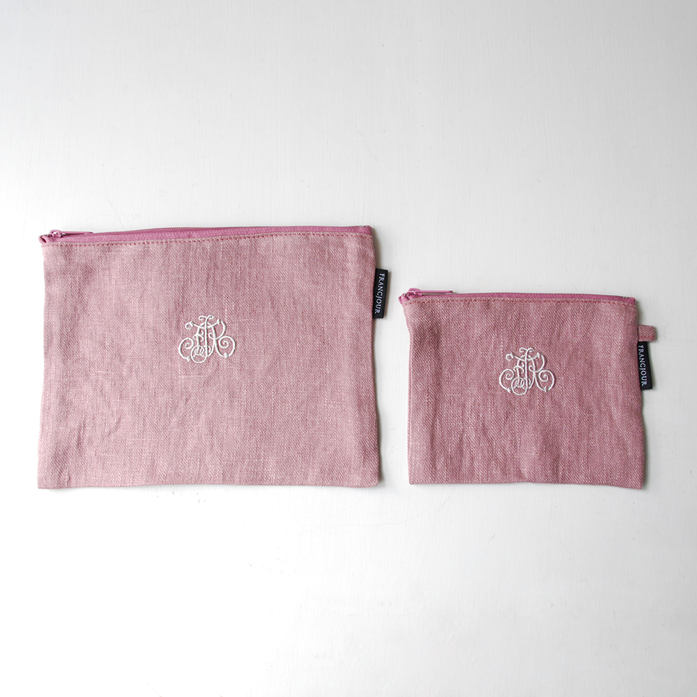 フランジュールオリジナルのリネンポーチ