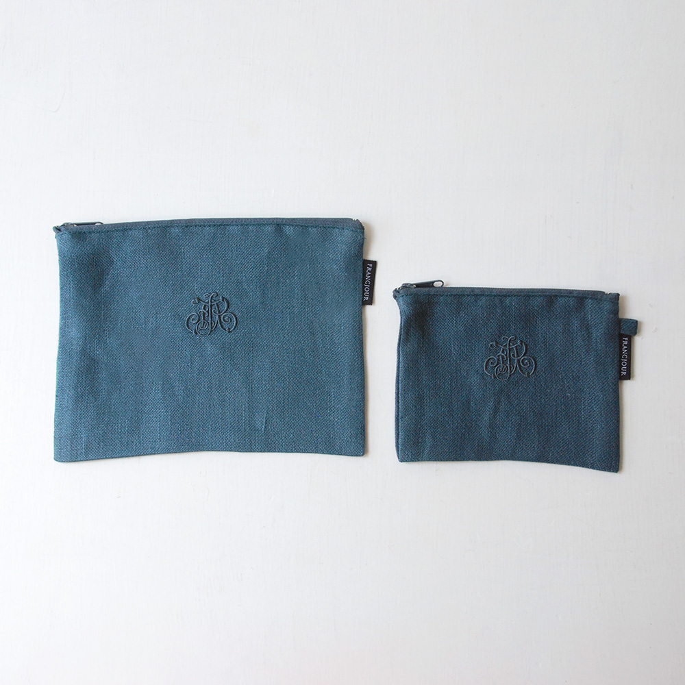 フランジュールオリジナルのリネンポーチ