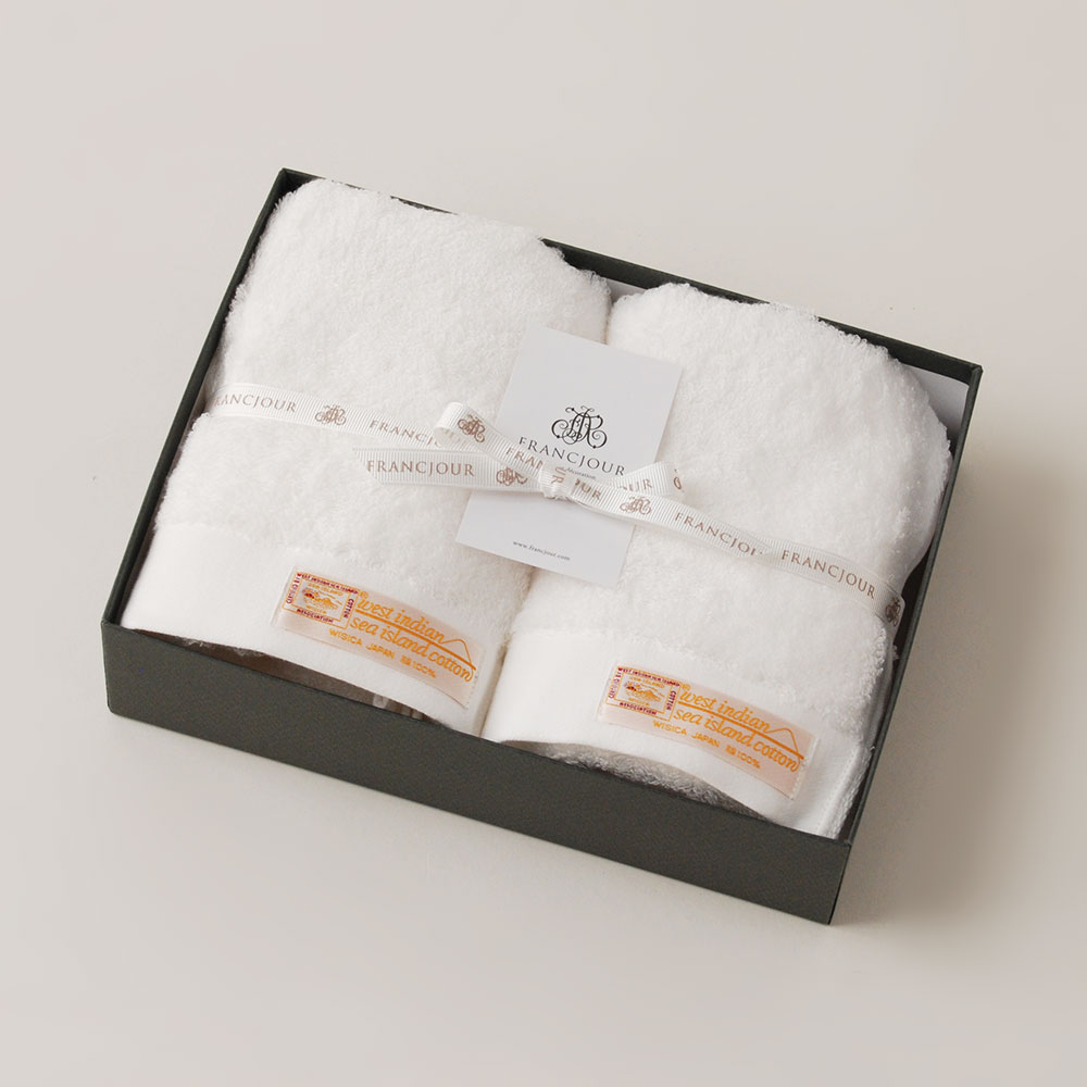 世界最高級コットンの西印度諸島産シーアイランドコットン（海島綿）で作られたタオルです