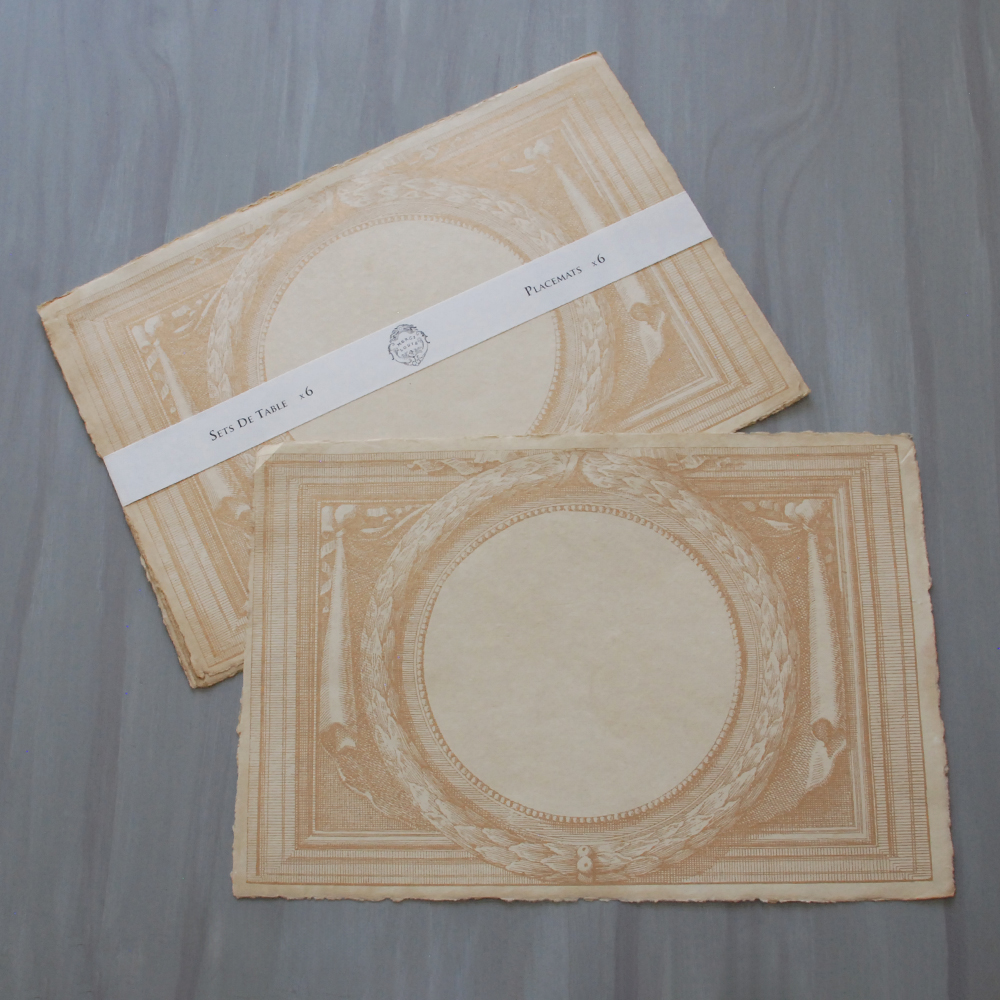 ペーパーランチョンマット 6枚セット / MERCI LOUIS