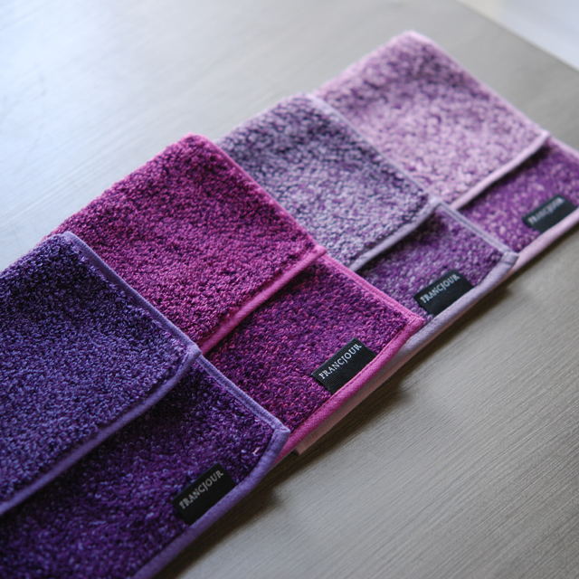 フランジュールの高級タオル,LUMIEREルミエール　１本１本の糸の色が光を放った様なルミエール（光）