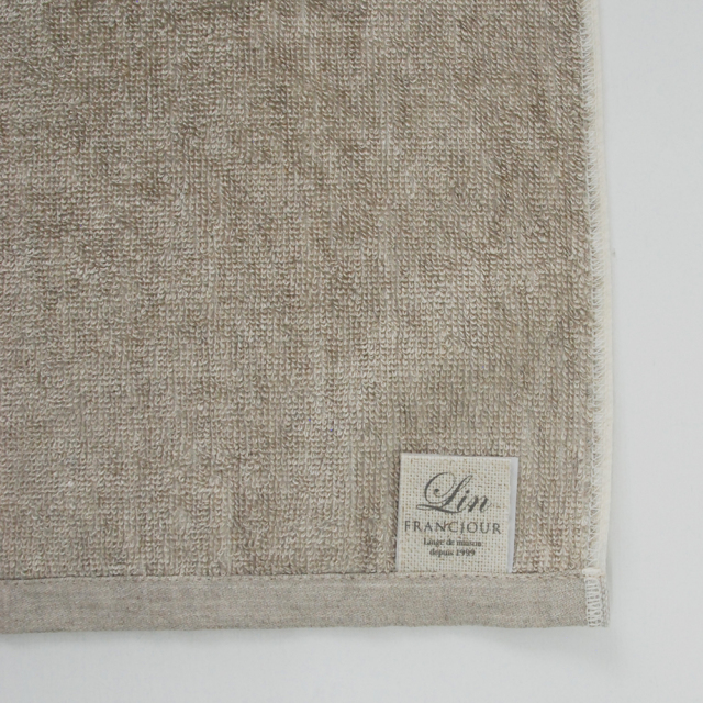 グラースパイルリネン　フェイスタオル