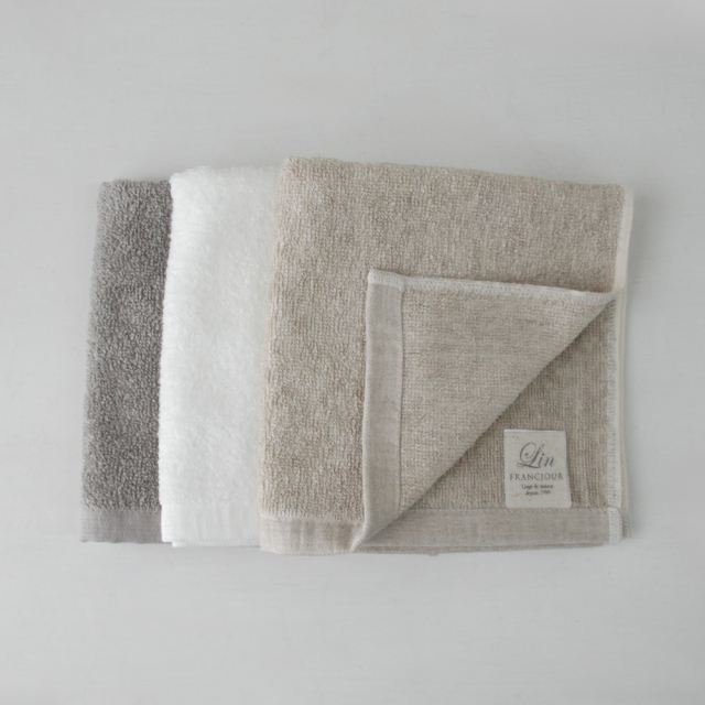 グラースパイルリネン　ゲストタオル