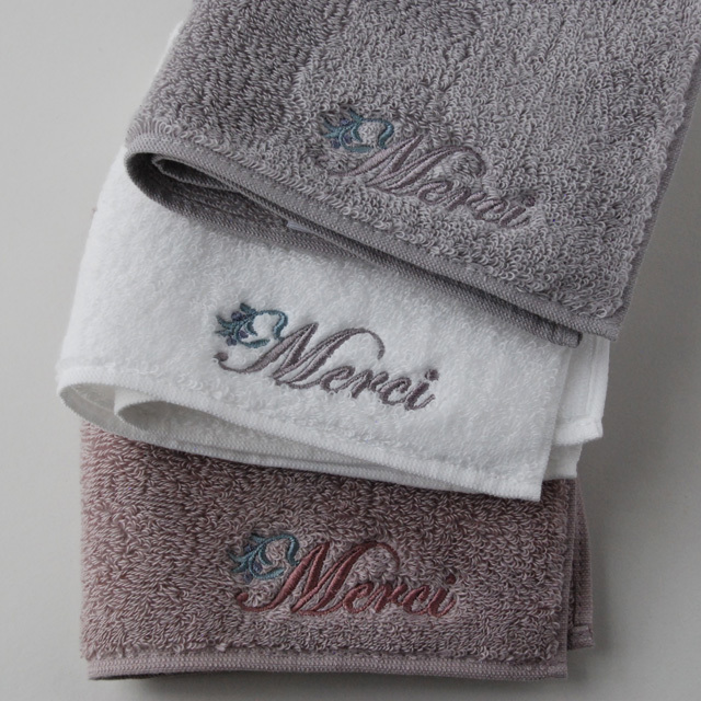 francjour フランジュール ｜ タオル（ハンカチ） Merci ミニ