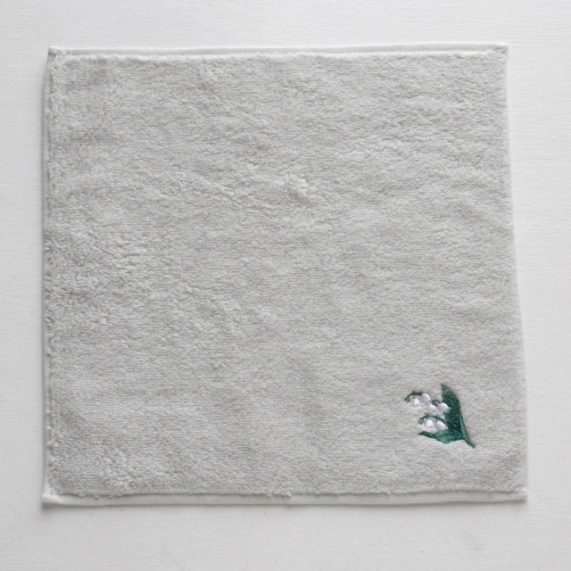 francjour フランジュール ｜ ミュゲ ミニタオル(スズラン刺繍