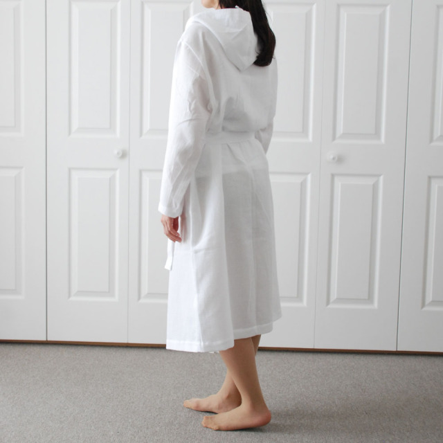 francjour フランジュール ｜ カステルフード付きローブ / ブラン