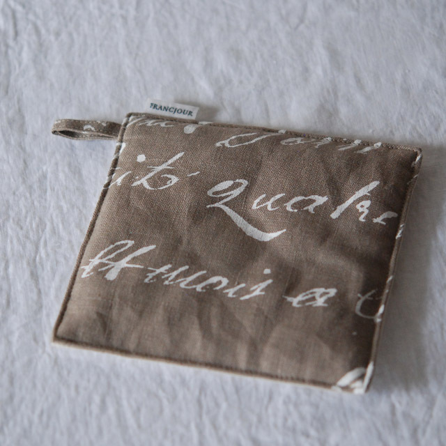 Francjour フランジュール ティーマット Stof生地 ポエム柄 t Francjour フランジュール ティーマット Stof生地 ポエム柄 t