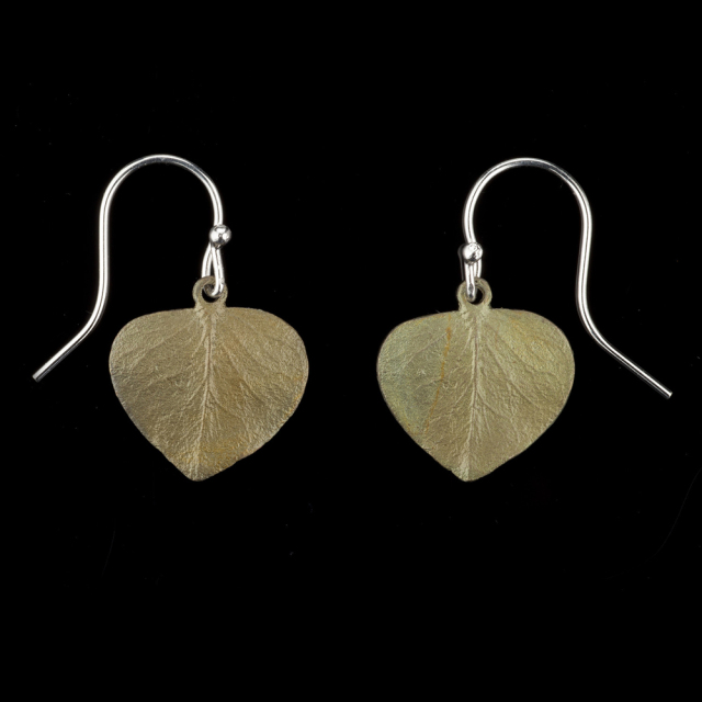 ユーカリ リーフ ワイヤーピアス   / Michael Michaud