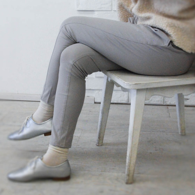 プランテーション plantation Bizenツイル パンツ ストレート M グレー