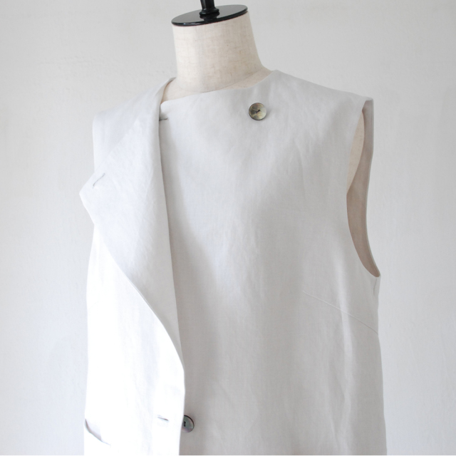 francjour フランジュール｜リネンロングジレ