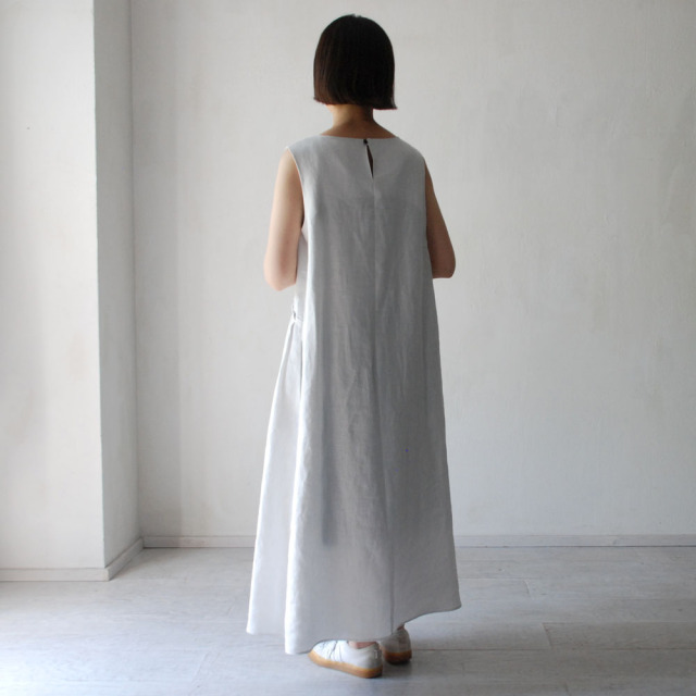 VERONIQUE BRANQUINHO ノースリーブワンピース　サイズ40 francjour フランジュール ｜ サイドタックノースリーブ