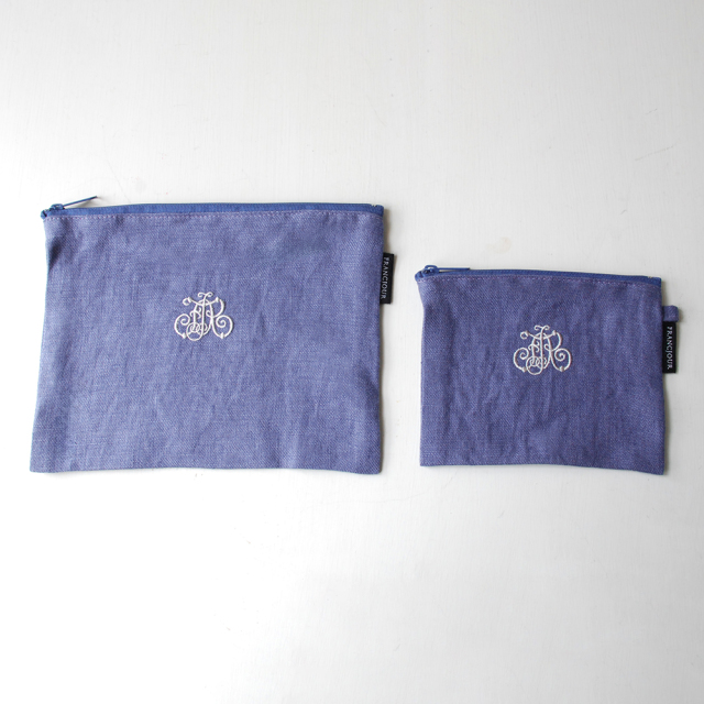 フランジュールオリジナルのリネンポーチ