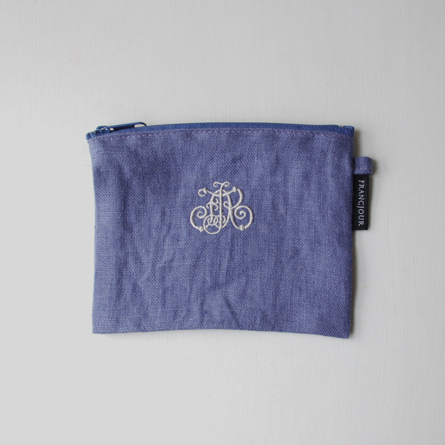 フランジュールオリジナルのリネンポーチ