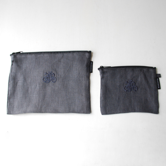 フランジュールオリジナルのリネンポーチ