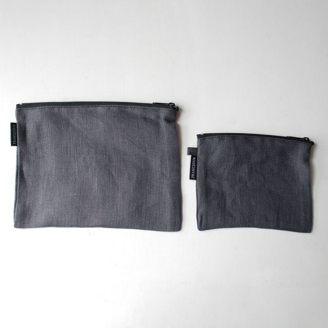 フランジュールオリジナルのリネンポーチ