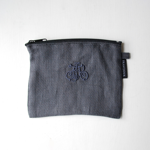 フランジュールオリジナルのリネンポーチ