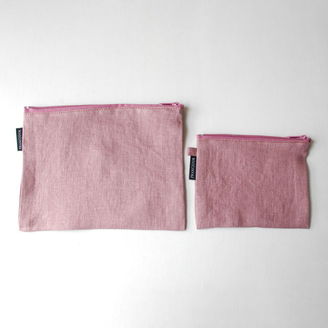 フランジュールオリジナルのリネンポーチ