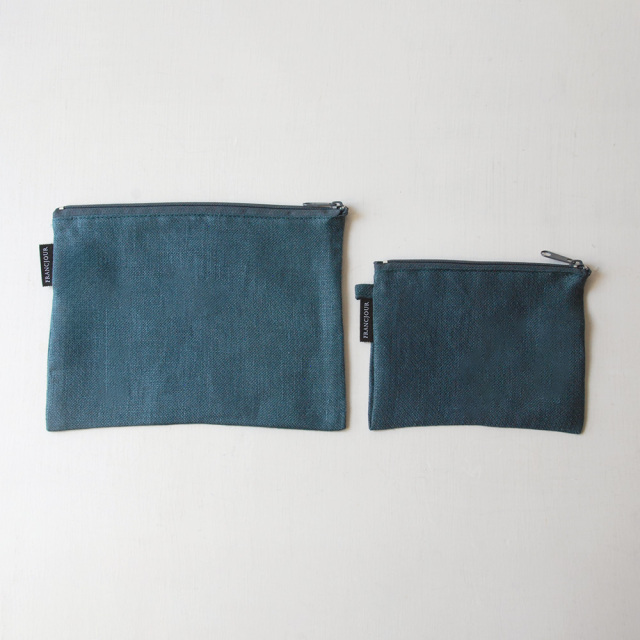 フランジュールオリジナルのリネンポーチ
