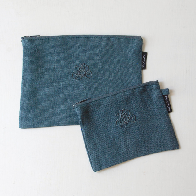 フランジュールオリジナルのリネンポーチ