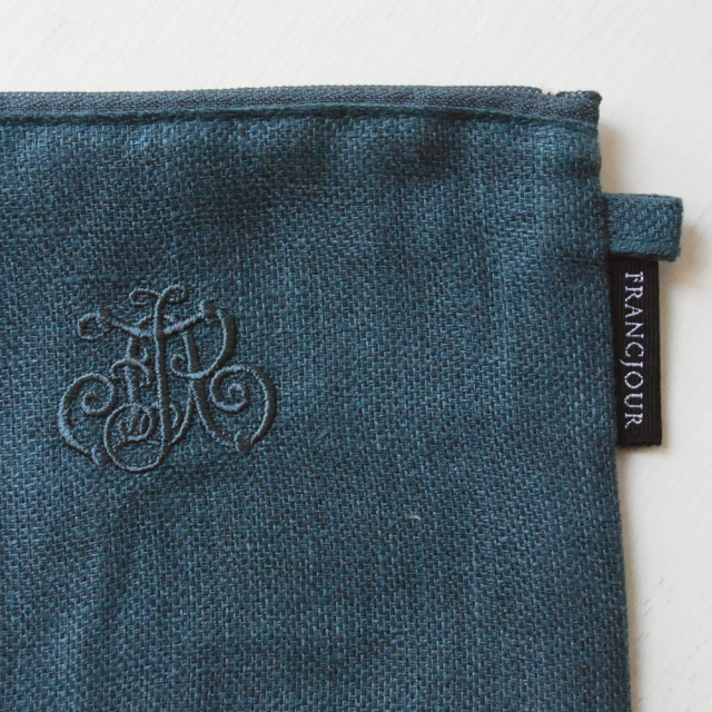 フランジュールオリジナルのリネンポーチ