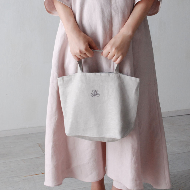 RUE DE VERNEUILパリBrand リネントートバッグ（S) RUE DE VERNEUILパリBrand リネントートバッグ（S) トートバッグ