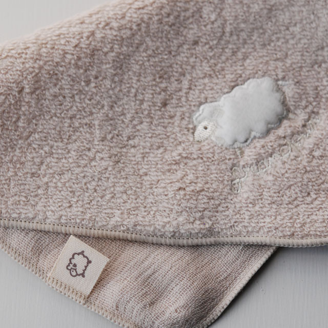 フランジュールのオリジナルベビーアイテム。優しい肌触りです。