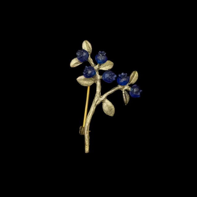プチブルーベリー ブローチ / Michael Michaud