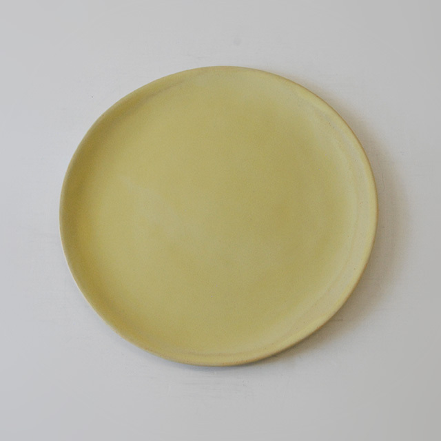 クリスチャンヌ　ペロション　ストーンウエア　　レモンイエロー　極美品　オーバル型 francjour ｜ クリスチャンヌ・ペロション Christiane Perrochon