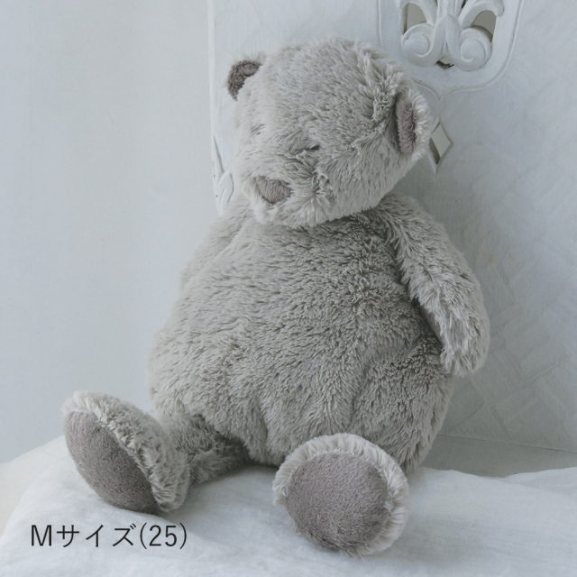 クマぬいぐるみ ノアン グレージュ / Dimpel 