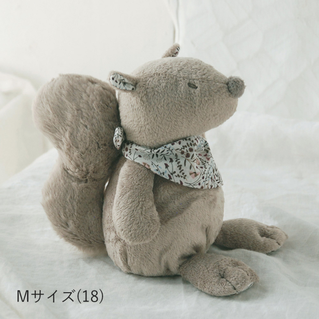 【美品】baby dior リス　ぬいぐるみ　ホワイト DIOR | ぬいぐるみ バニー フェイクファー