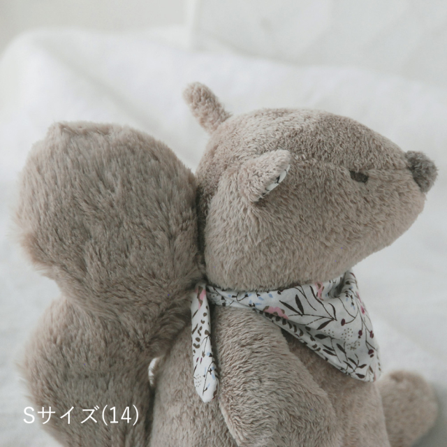 リスぬいぐるみ トビィリトルベリー グレージュ / Dimpel