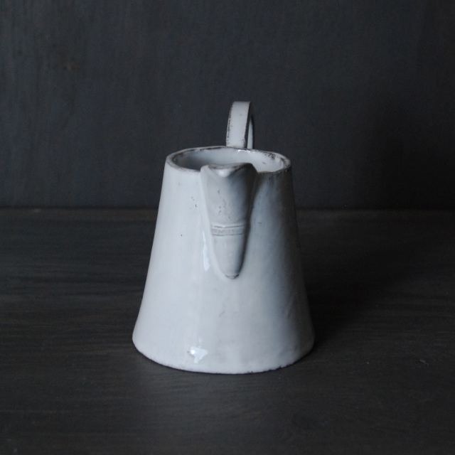 【希少】シルバーピッチャー、シューカーポット Edward Jug エドワード ・ジャグ (ホーローピッチャー セサミ)1L